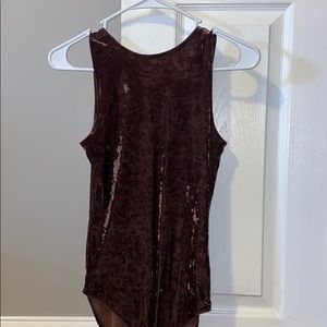 American Eagle Maroon bodysuit/onesie
